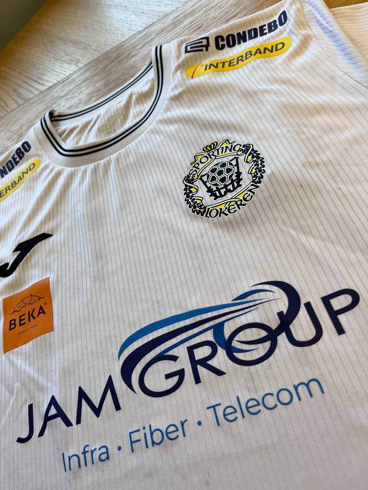 Gesigneerd shirt Sporting Lokeren 2015-2016, Verzenden, Nieuw