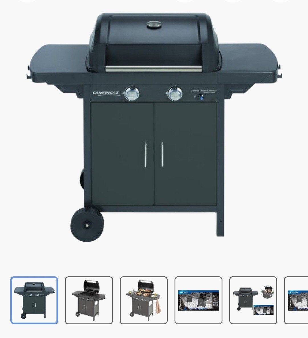 Bbq campingaz 2 series classic LX 2 branders + zijtafels, Ophalen
