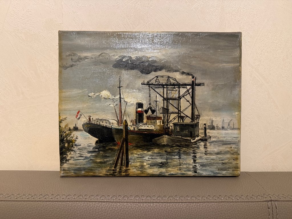 M. Martyn - Peinture à l'huile, Enlèvement ou Envoi, Peint à la main, Peinture à l'huile, Paysage