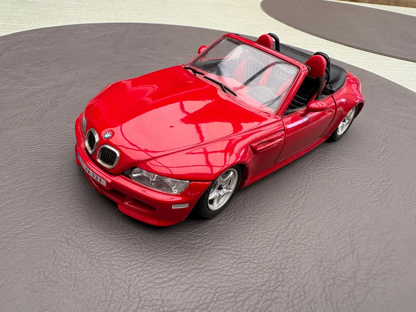 Bmw Z3 M Burago 1/24, Enlèvement ou Envoi, Comme neuf, Burago