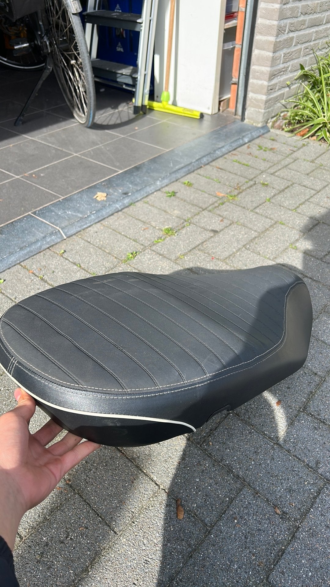 Vespa sprint zadel., Ophalen, Zo goed als nieuw, Zadel, Vespa
