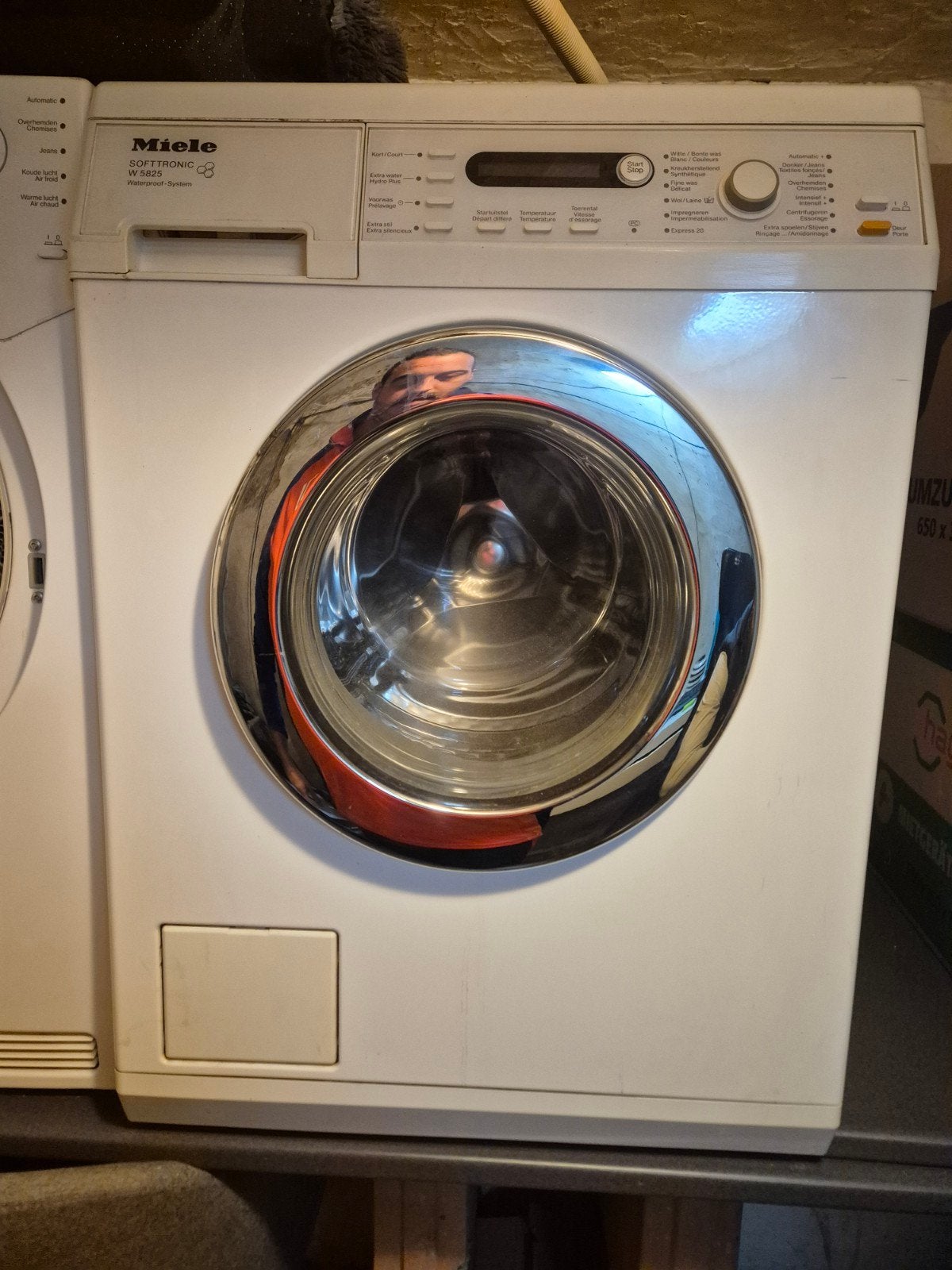 wasmachine en droogkast te koop, Elektronische apparatuur, Ophalen, 6 tot 8 kg, Gebruikt, Energieklasse A of zuiniger