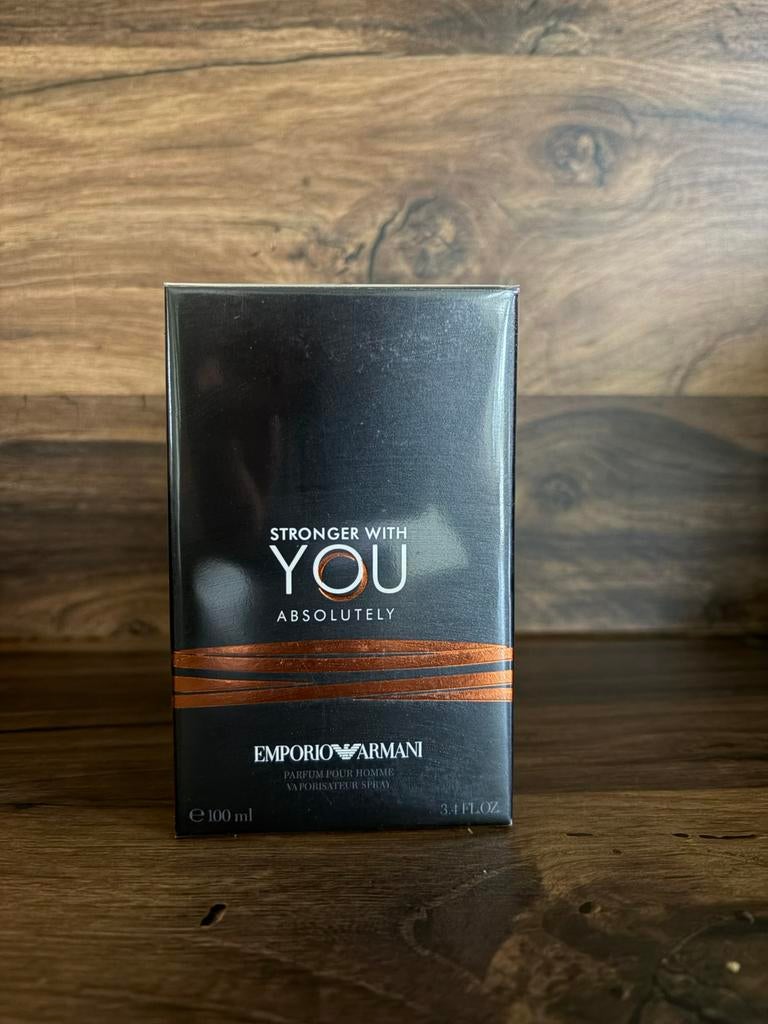 Armani Stronger With You Absolutely 100ml – Comme neuf, Enlèvement, Comme neuf