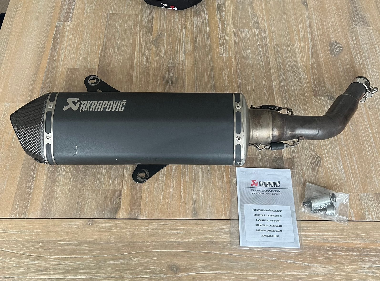 Pot d'échappement Akrapovic Vespa GTS, Enlèvement ou Envoi