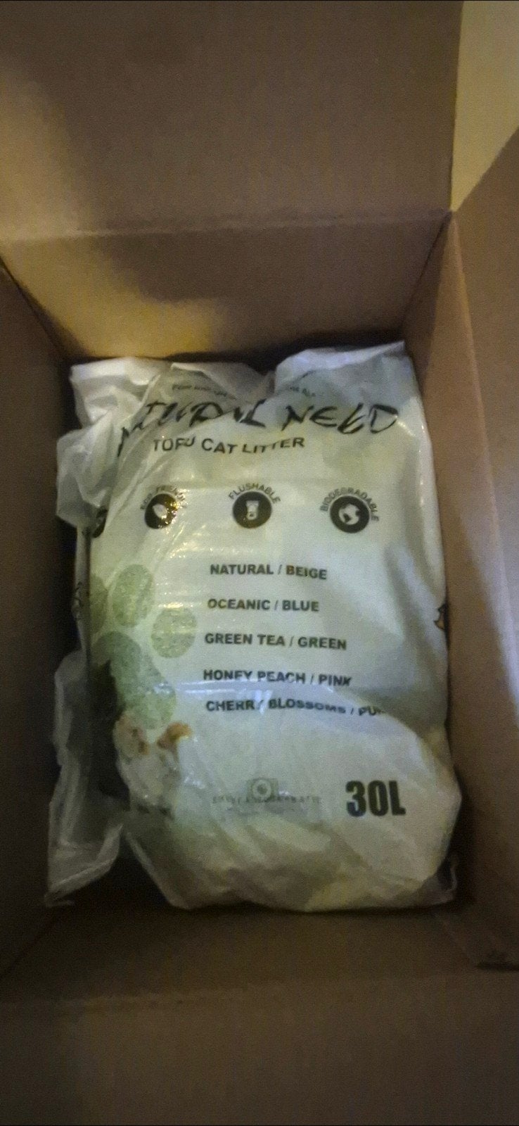 TOFU kattenbakvulling Green Tea 30L, Ophalen