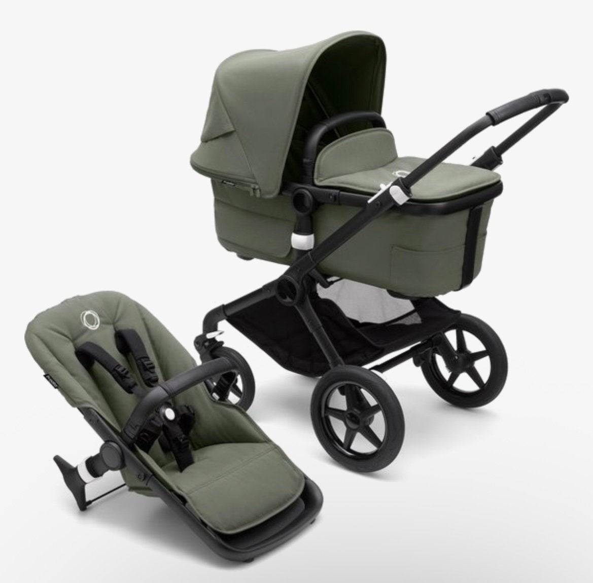 Siège auto et landau avec siège/nacelle, Enfants & Bébés, Poussettes & Combinaisons, Utilisé, Poussette combi, Bugaboo, Avec siège auto