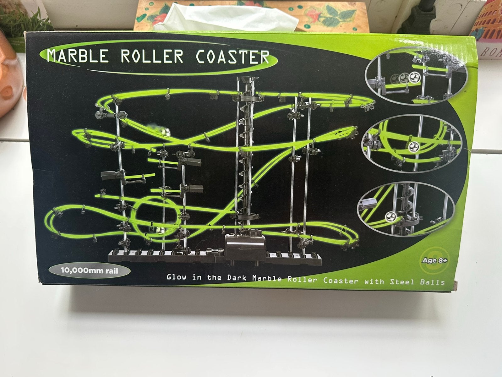 Jeu Roller Coaster à monter, lumineux la nuit, Enlèvement, Comme neuf
