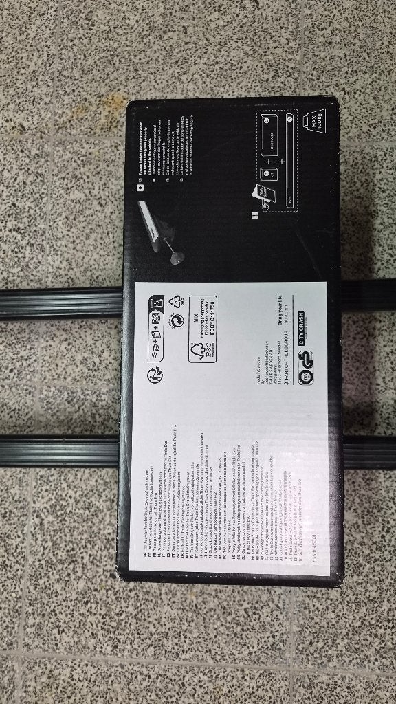 ​Thule Evo Raised Rail 710410 Dakdragerset – Complete set, Auto diversen, Dakdragers, Ophalen, Zo goed als nieuw