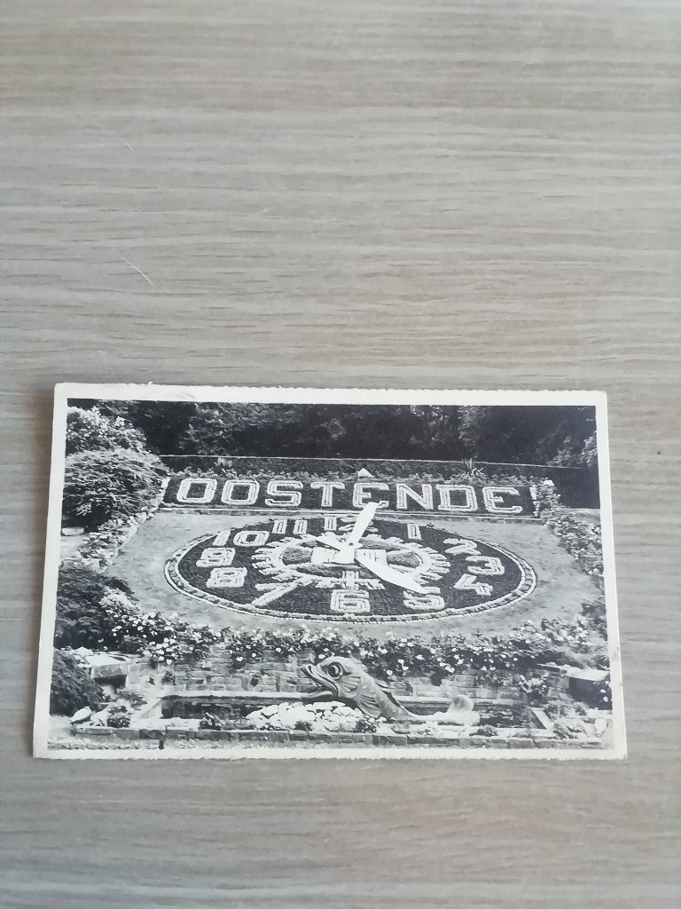 Postkaart Oostende bloemenuurwerk, Verzamelen, Ophalen of Verzenden