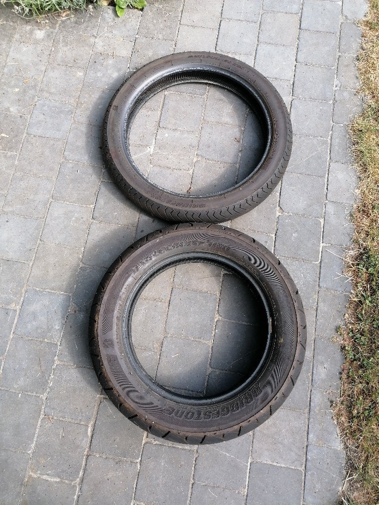 Bridgestone Battlecruiser banden, Motoren, Ophalen, Gebruikt
