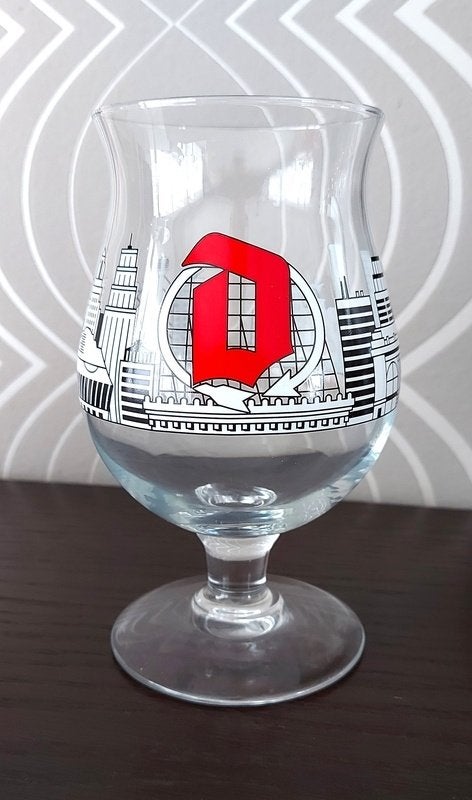 Duvel glas 'Kansas City' USA, Collections, Verres & Petits Verres, Enlèvement ou Envoi, Verre à bière
