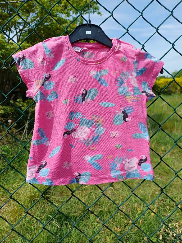Roze T-shirt Peppa Pig maat 86/92 Lidl, Enfants & Bébés, Enlèvement ou Envoi, Lidl, Utilisé, Chemisette ou Manches longues