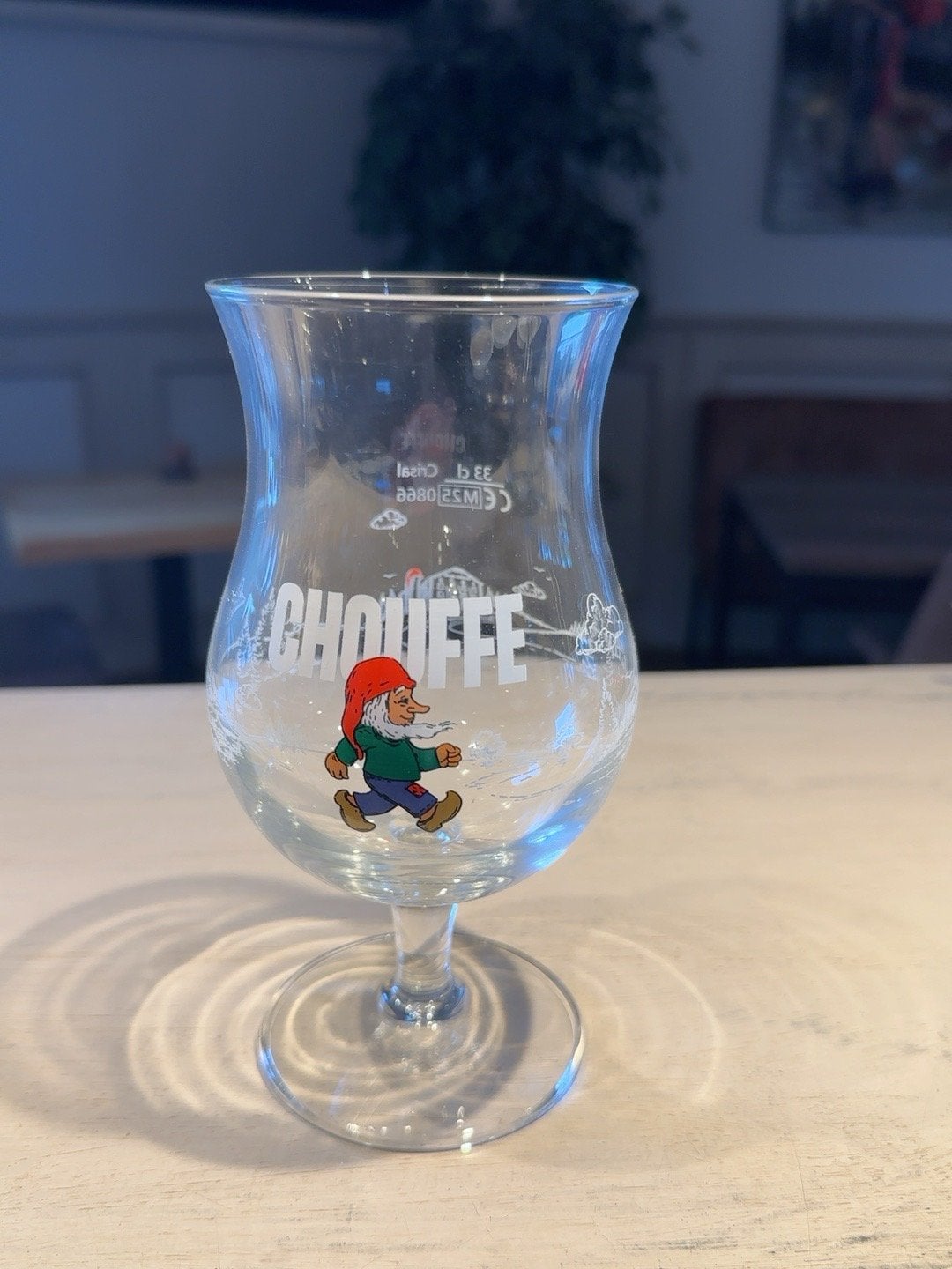 La Chouffe-bierglas van 33 cl ( 30 stuks ), Verzamelen, Ophalen, Zo goed als nieuw
