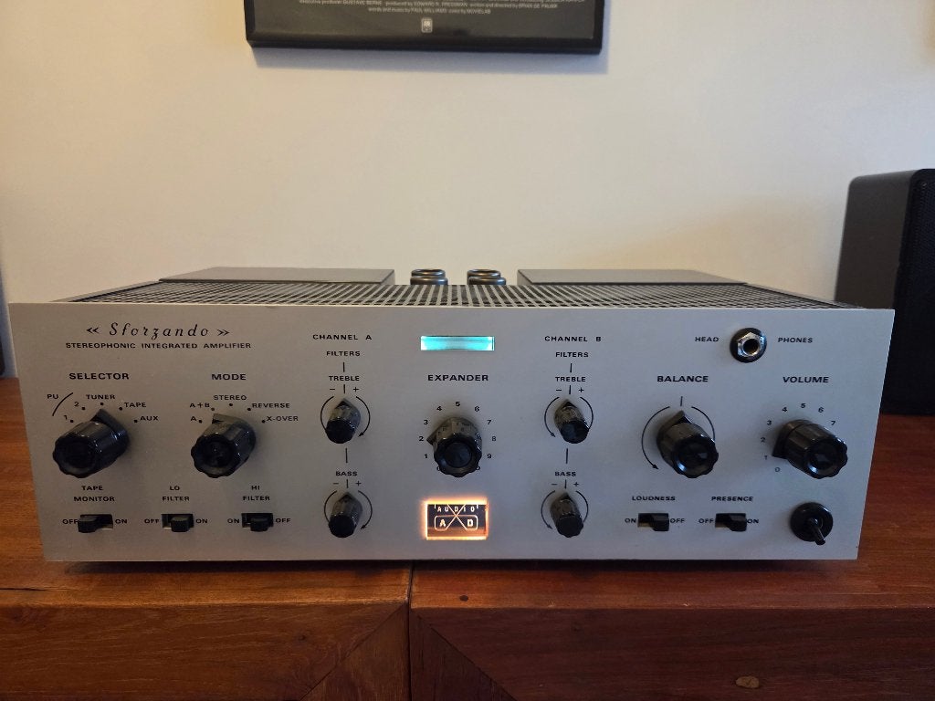 Ampli A D audio, TV, Hi-fi & Vidéo, Amplificateur à lampes, Enlèvement, Amplificateur