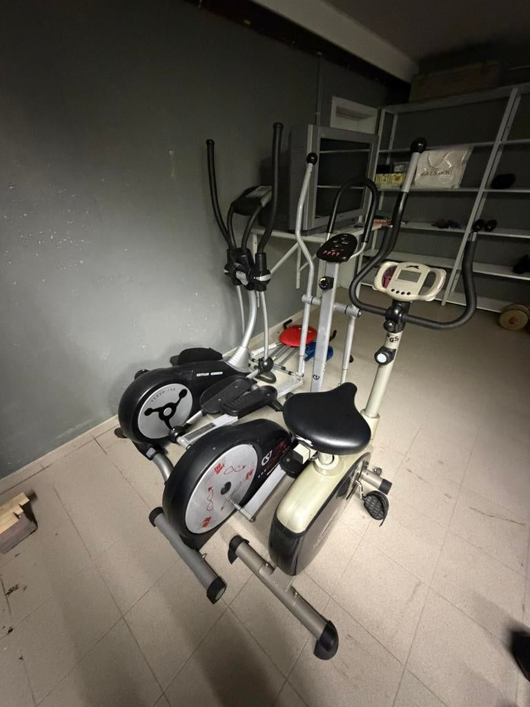 Crosstrainer en fiets, Ophalen, Gebruikt