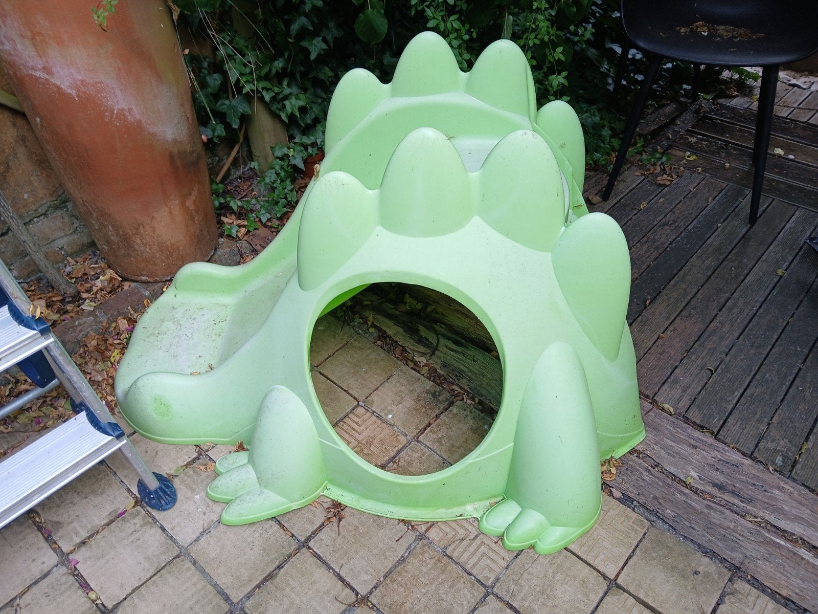 Dino glijbaan, Kinderen en Baby's, Speelgoed | Buiten | Speeltoestellen, Ophalen, Gebruikt, Glijbaan
