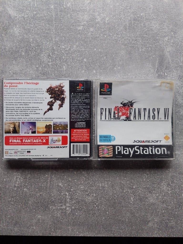 Final Fantasy 6 PS1, Games en Spelcomputers, Gebruikt, 1 speler, Vanaf 12 jaar, Ophalen