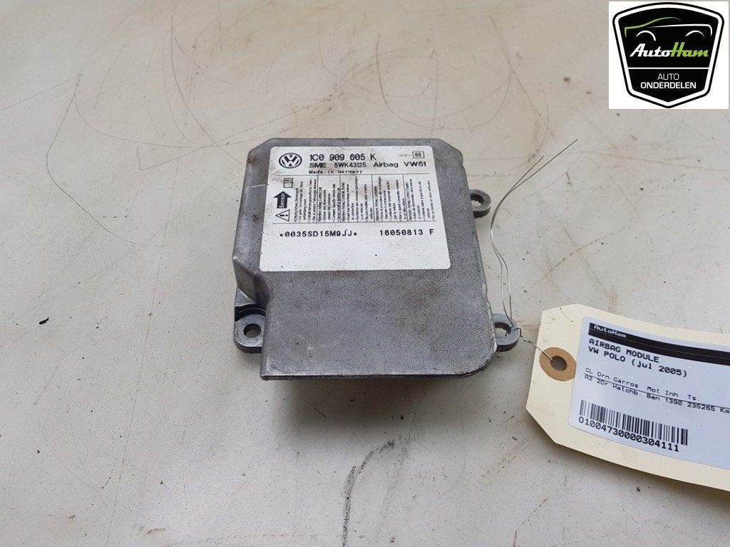 COMPUTER AIRBAG Volkswagen Polo IV (9N1 / 2/3), Gebruikt, Volkswagen, Volkswagen AG, Kundenbetreuung@volkswagen.de