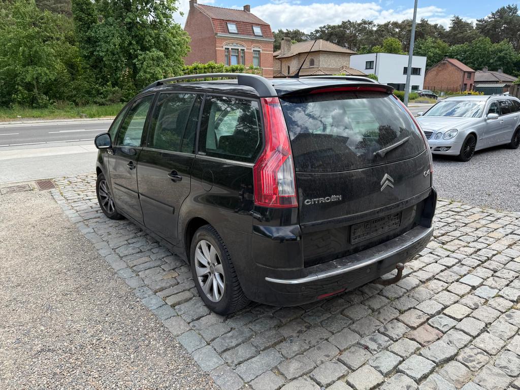 Citroën C4 Picasso 1.6D EURO4 '10 7 zitplaatsen EXPORT, Parkeersensor, Stof, Gebruikt, Zwart