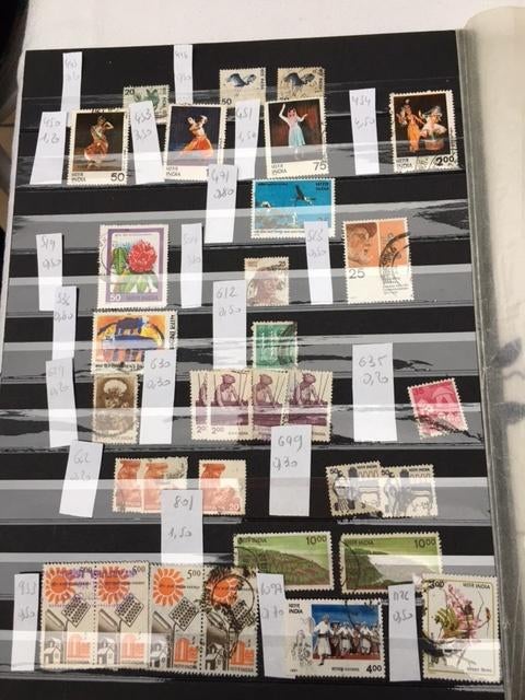 lot  postzegels van Indië (India), Ophalen of Verzenden