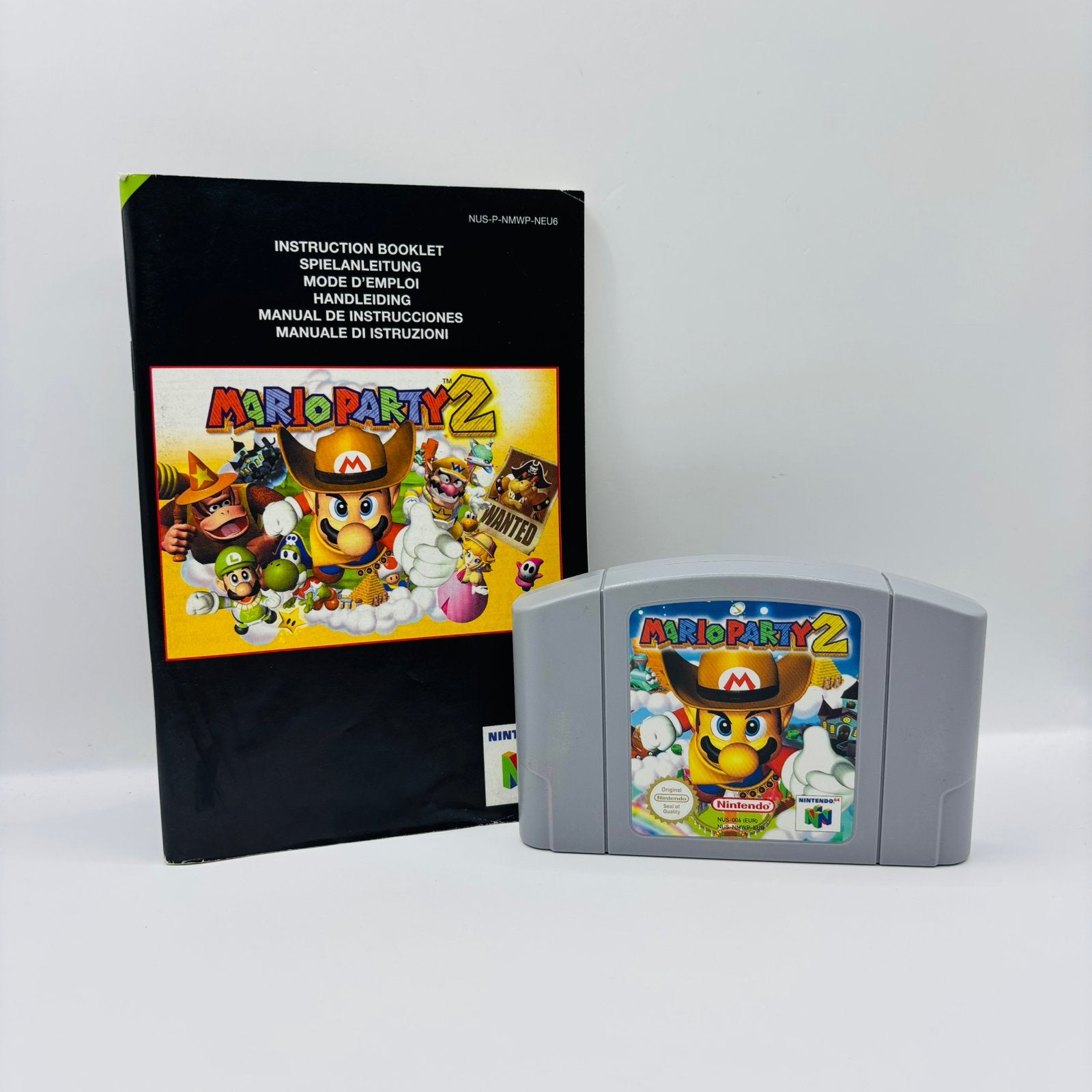 Mario Party 2 Nintendo 64, Ophalen of Verzenden, Zo goed als nieuw, Platform, 3 spelers of meer