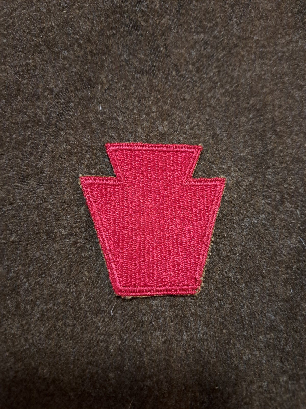 Us ww2 28th ID greenback patch, Ophalen of Verzenden