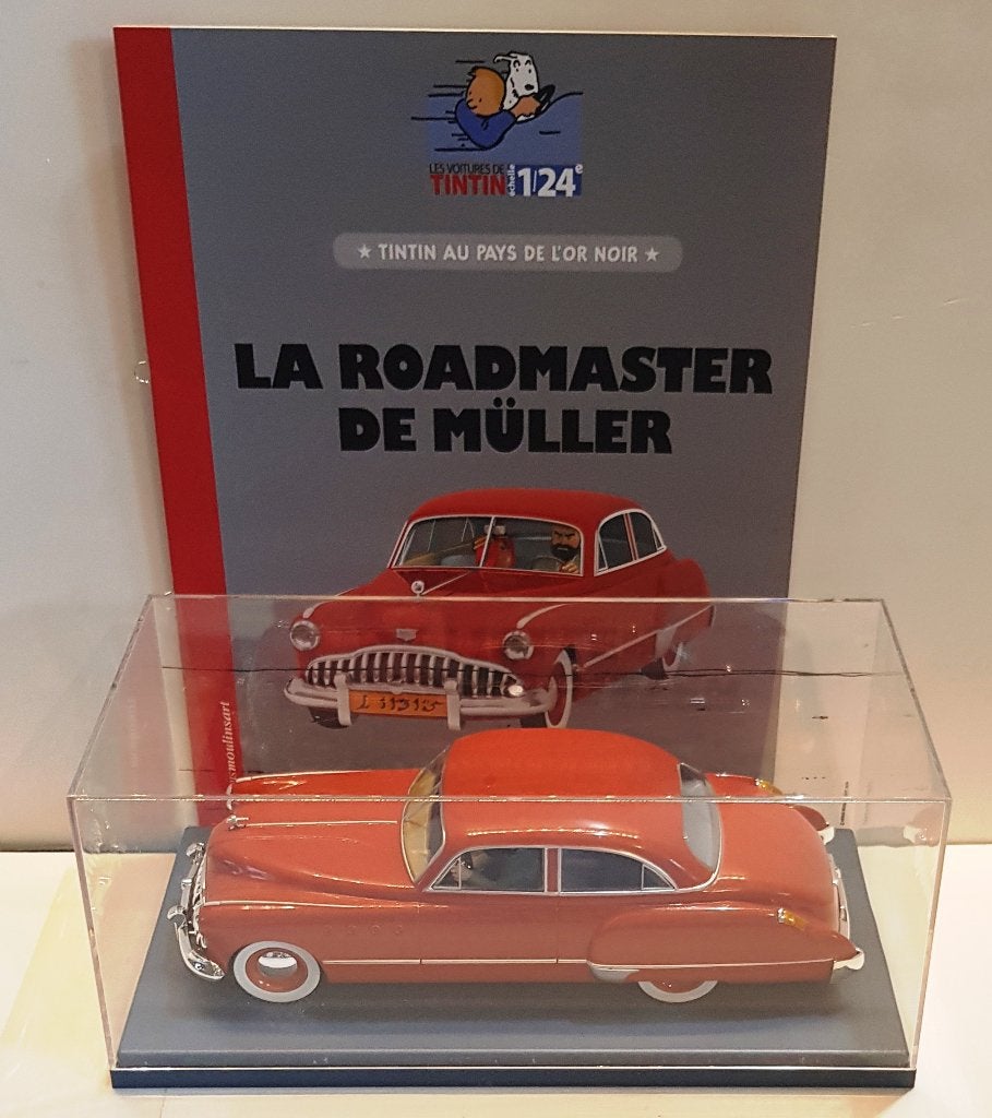 Les voitures de Tintin 1/24 "LA BUICK ROADMASTER DE MULLER", Verzenden, Kuifje, Nieuw, Beeldje of Figuurtje