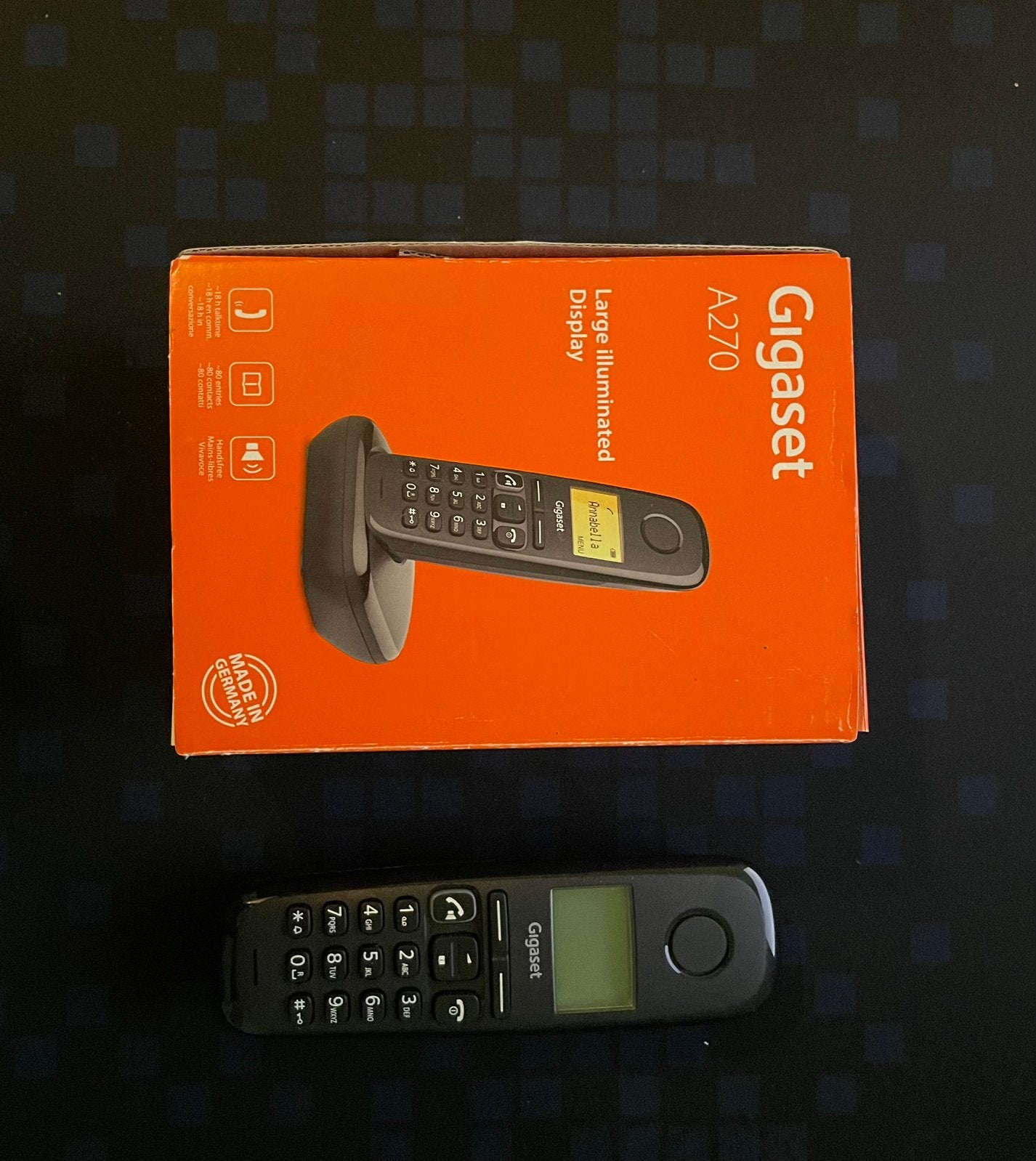 Téléphone fixe Gigaset A270, Télécoms, Téléphones fixes | Combinés & sans fil, Enlèvement, Comme neuf, 1 combiné
