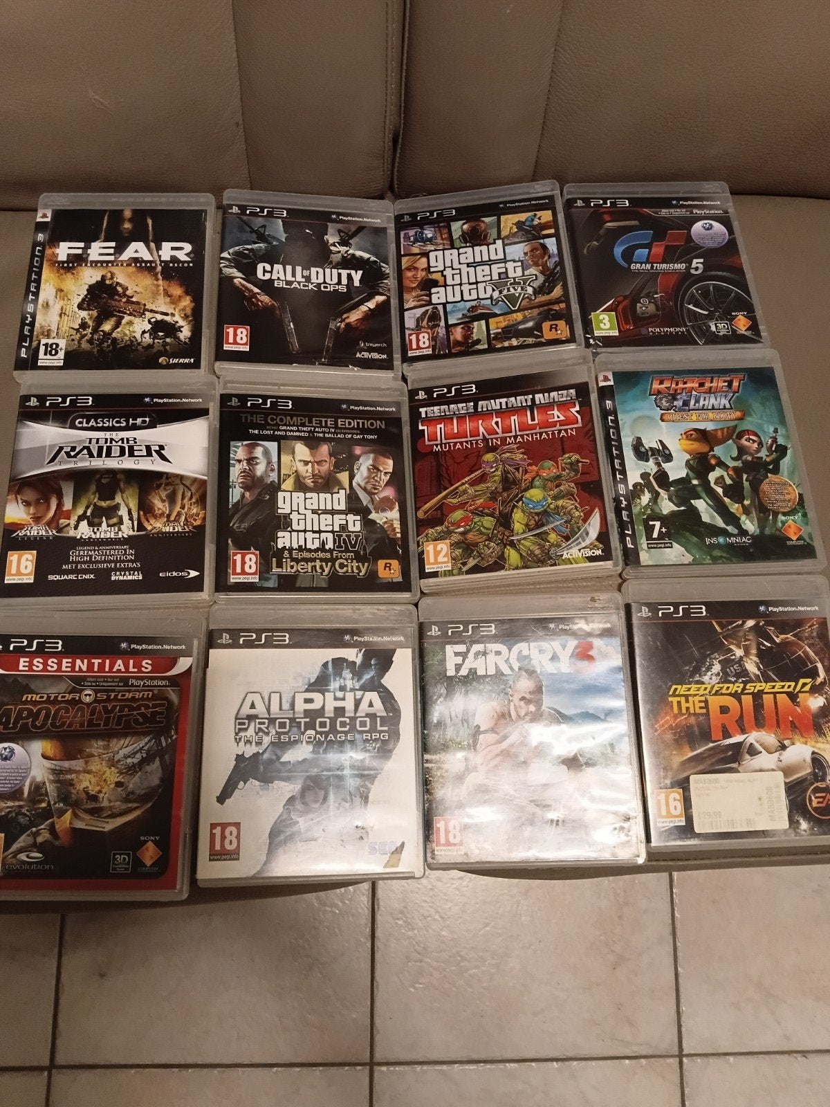 Pack PS3 de 12 jeux, dont GTA IV Complete Edition et TMNT !, Consoles de jeu & Jeux vidéo, Consoles de jeu | Sony PlayStation 3