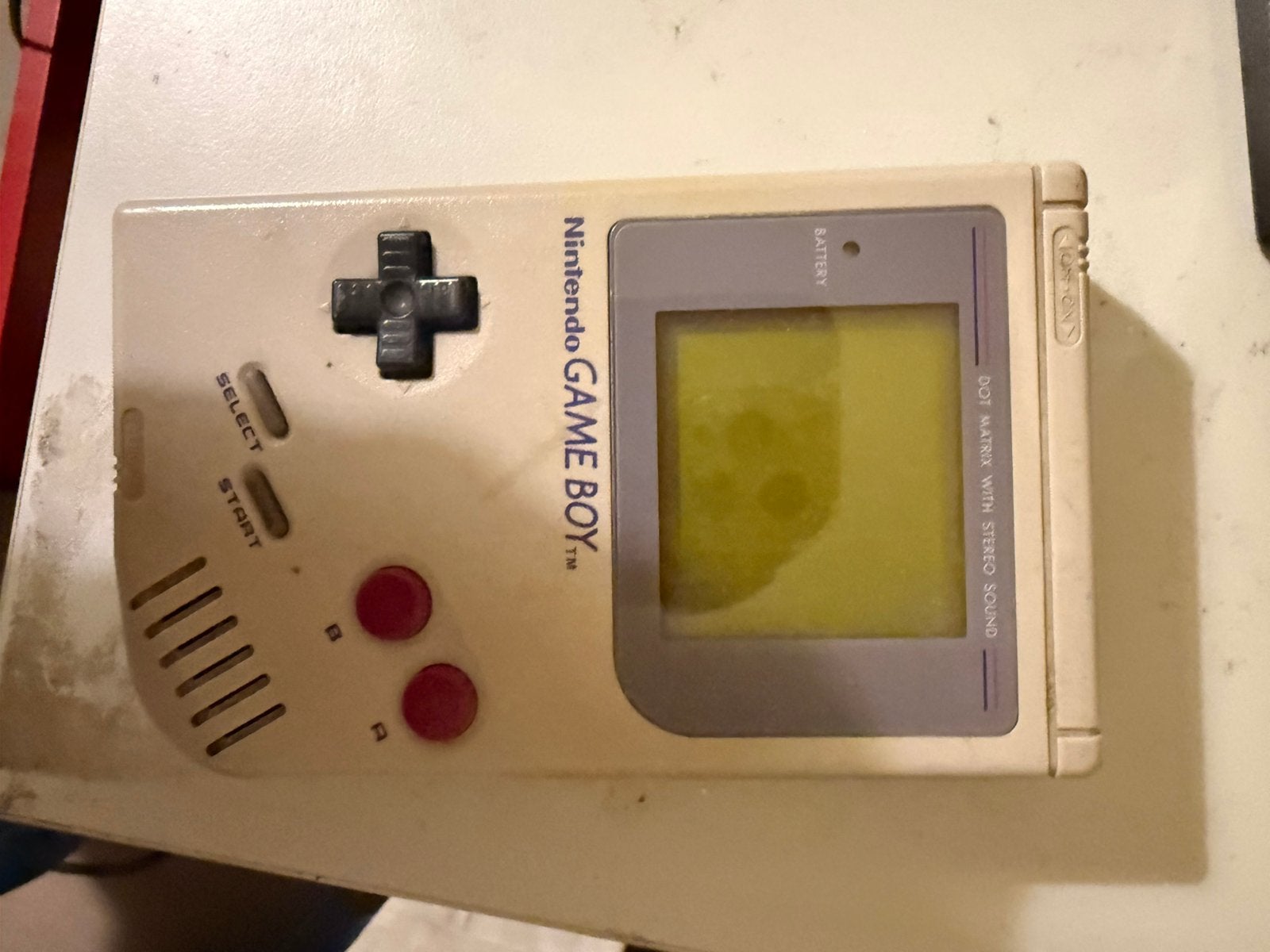gameboy werkend 1989, Games en Spelcomputers, Spelcomputers | Nintendo Game Boy, Ophalen, Gebruikt, Game Boy Classic