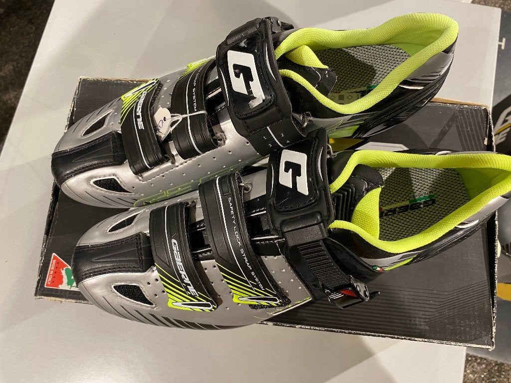 Raceschoen Gaerne G.Motion Silver/Fluo maat 44, Dames, Schoenen, Nieuw, Overige maten