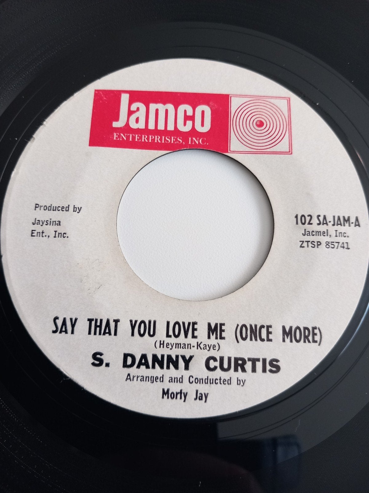 S.DANNY CURTIS.  OLDIES POP-CORN BALLADE  1962 USA 45T, Pop