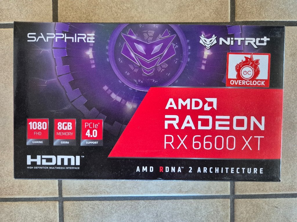 Sapphire Nitro+ RX 6600 XT Gaming OC, Computers en Software, AMD, GDDR6, PCI-Express 4, Ophalen of Verzenden