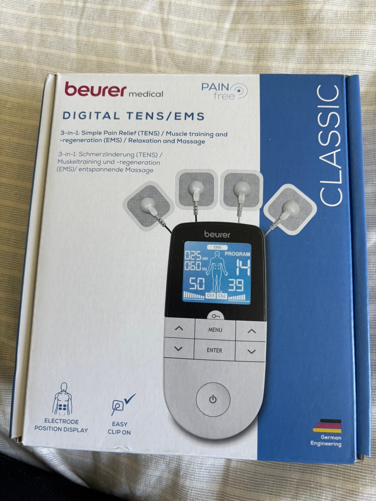 Digital TENS / EMS BEURER, Enlèvement, Comme neuf