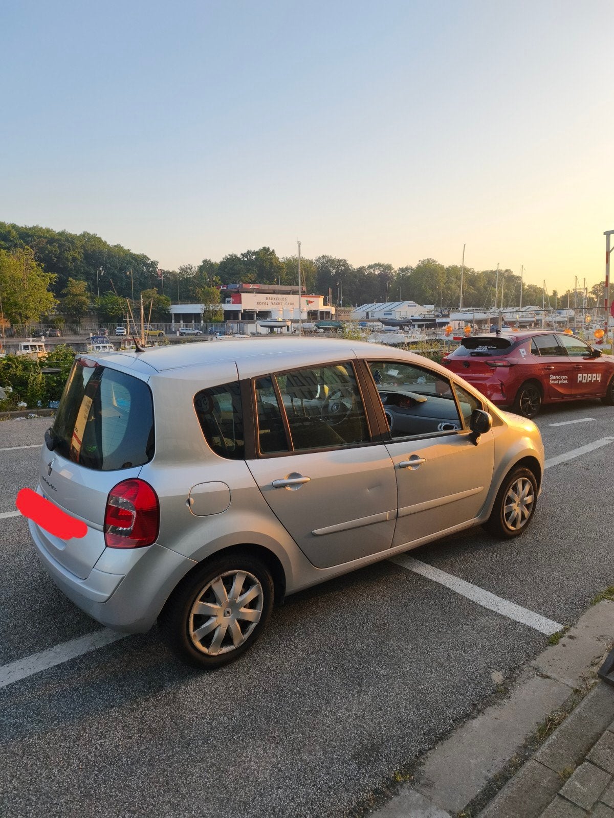Renault modus 128000km echte eerste eigenaar, Elektrische ramen, Zilver of Grijs, Te koop, Modus