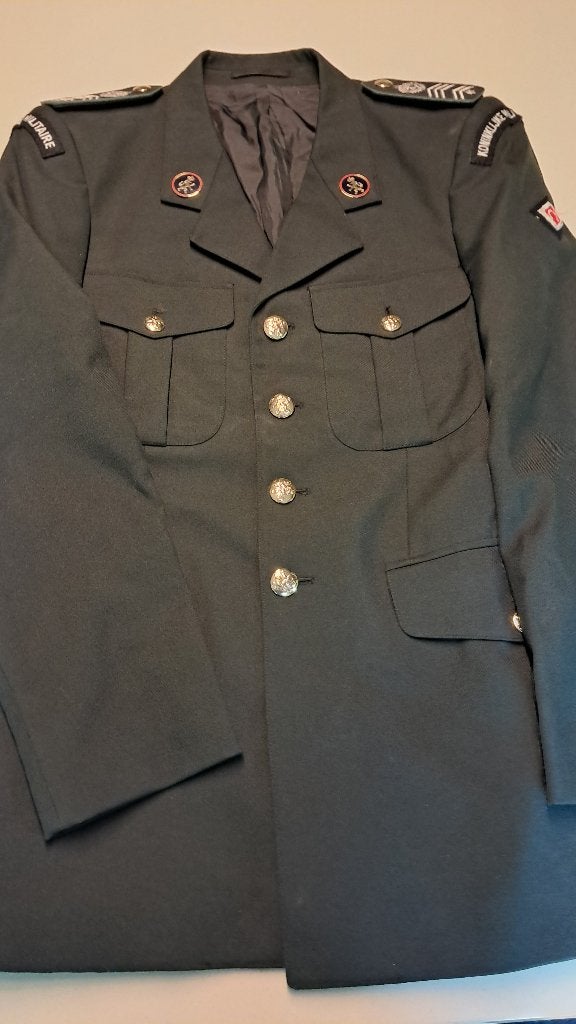 BELGIQUE - ABL - VAREUSE ECOLE ROYALE MILITAIRE - 1996, Collections, Enlèvement ou Envoi, Armée de terre, Vêtements ou Chaussures