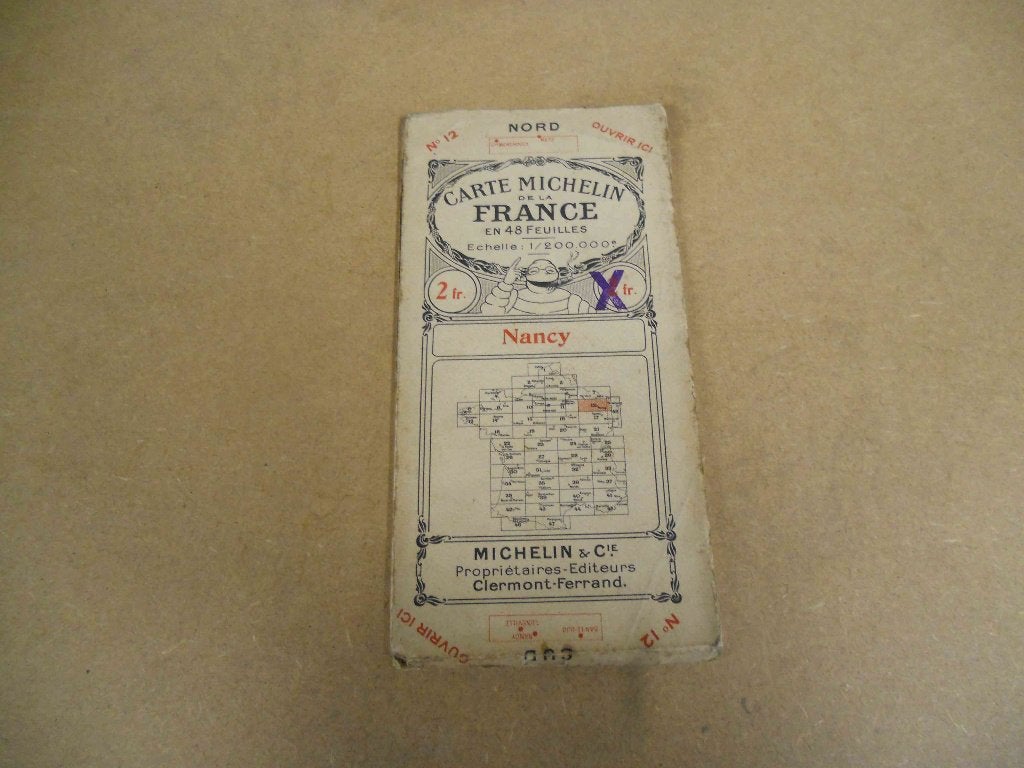 Carte Michelin, Enlèvement ou Envoi, Utilisé