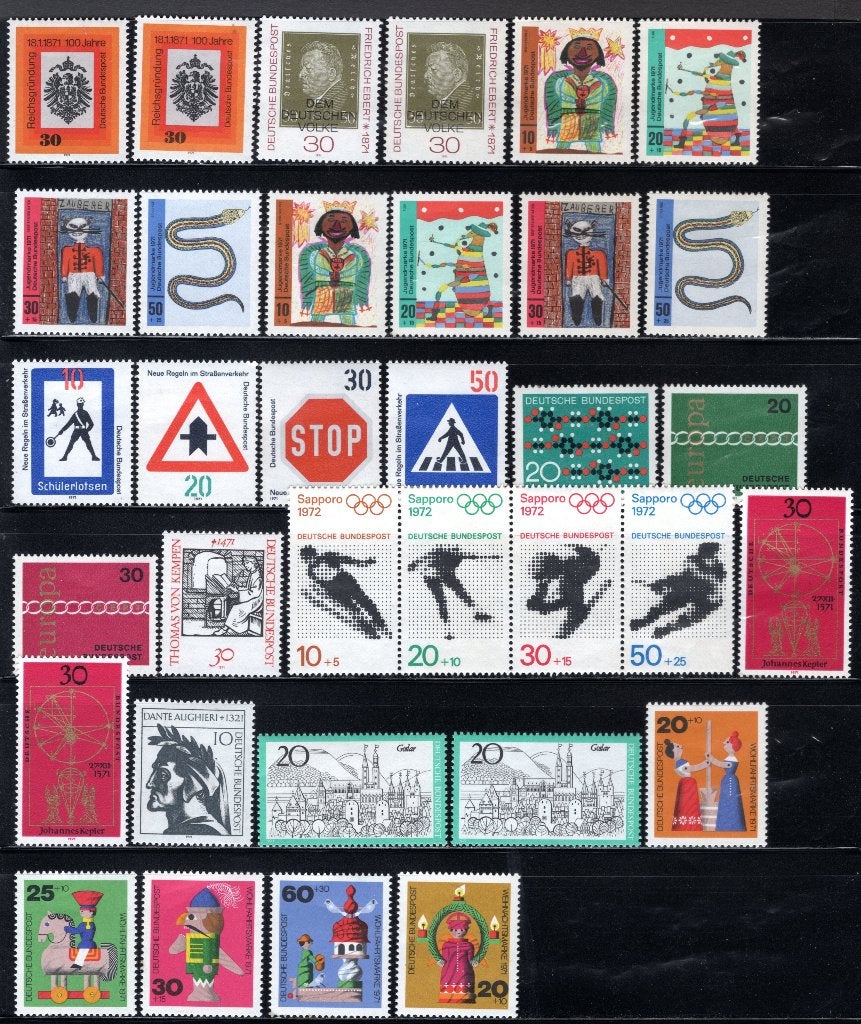 DUITSLAND Lot 1971 MNH, Verzenden, BRD, Postfris
