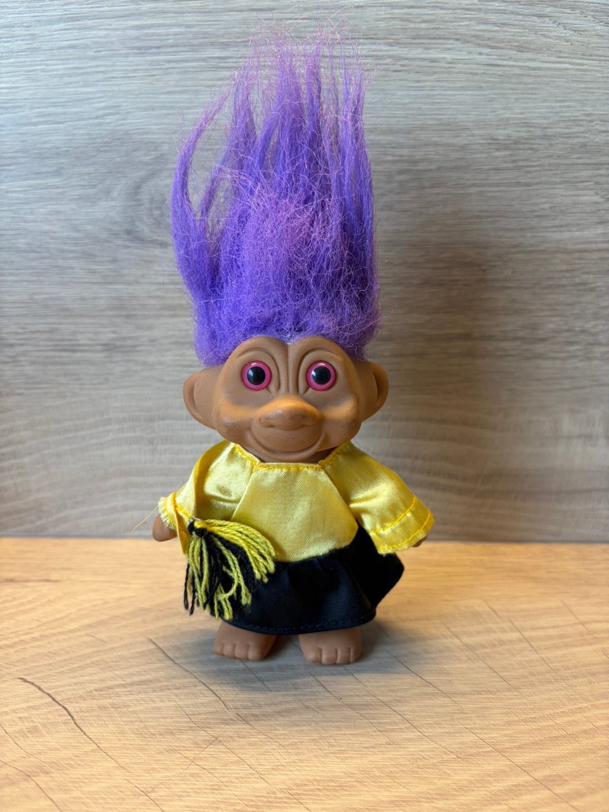 Vintage Trollenpop Cheerleader met Pompon – Paars Haar, Verzamelen, Ophalen of Verzenden, Zo goed als nieuw