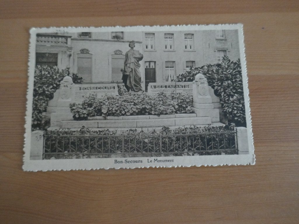bon-secours le monument, Ophalen of Verzenden, Gelopen, Henegouwen