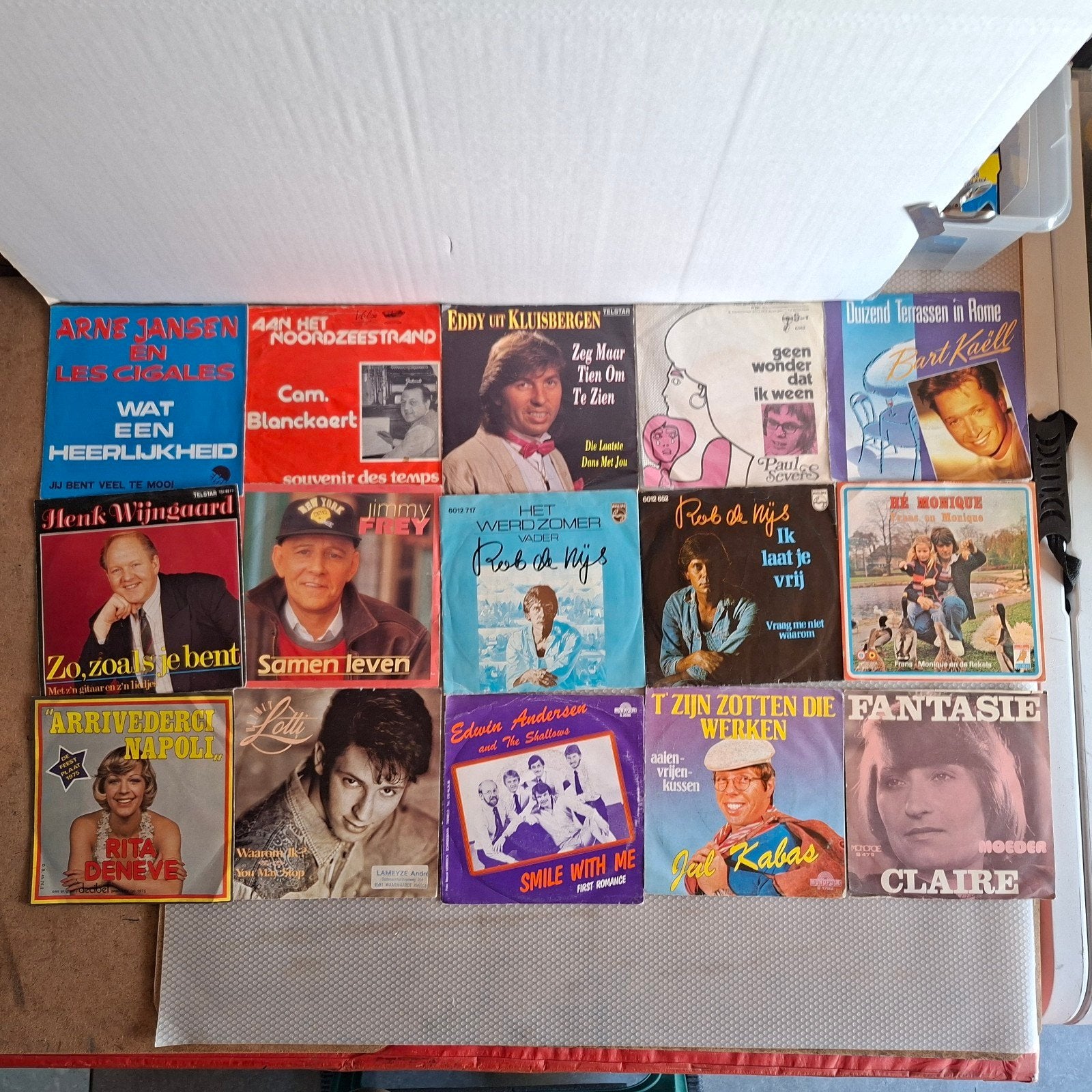 Lot 27 Vlaamse/Nederlandstalige singles – VG, Cd's en Dvd's, Gebruikt, 7 inch, Ophalen of Verzenden, Overige typen