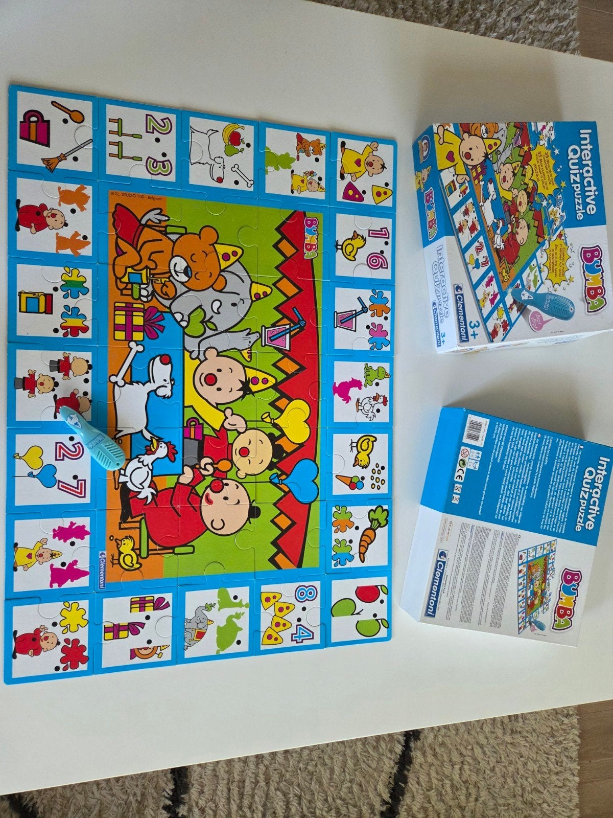 Clementoni Bumba interactieve puzzel, Ophalen, 10 tot 50 stukjes, Gebruikt, 4 tot 6 jaar