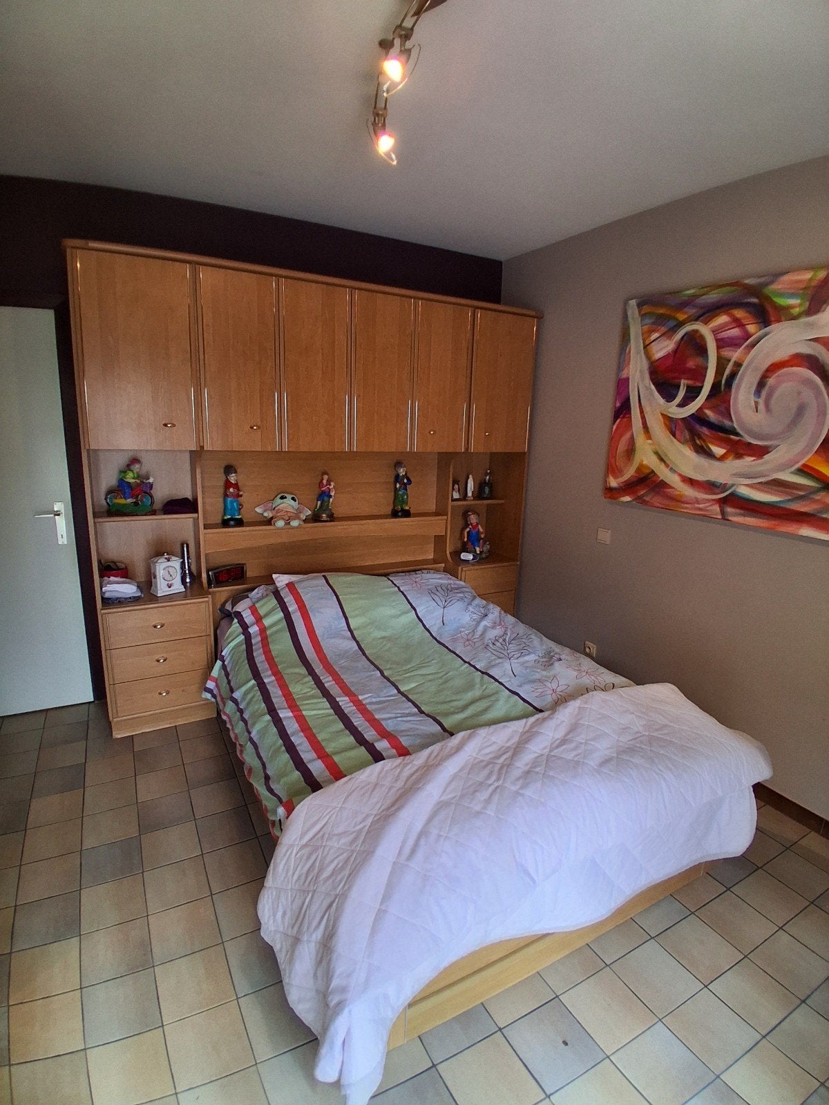 Chambre complète en bon état, Maison & Meubles, Chambre à coucher | Chambres à coucher complètes, Enlèvement, Utilisé, Deux personnes