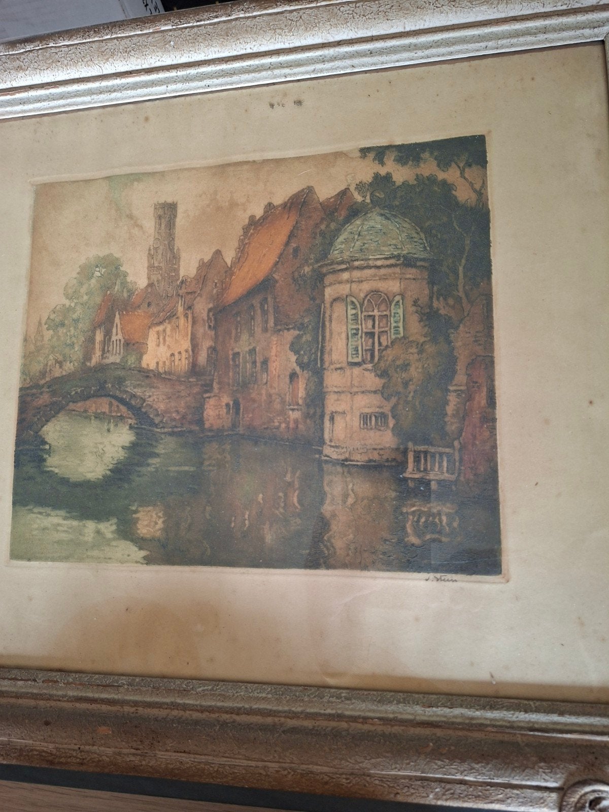 Kleurenets Brugse grachten, Enlèvement