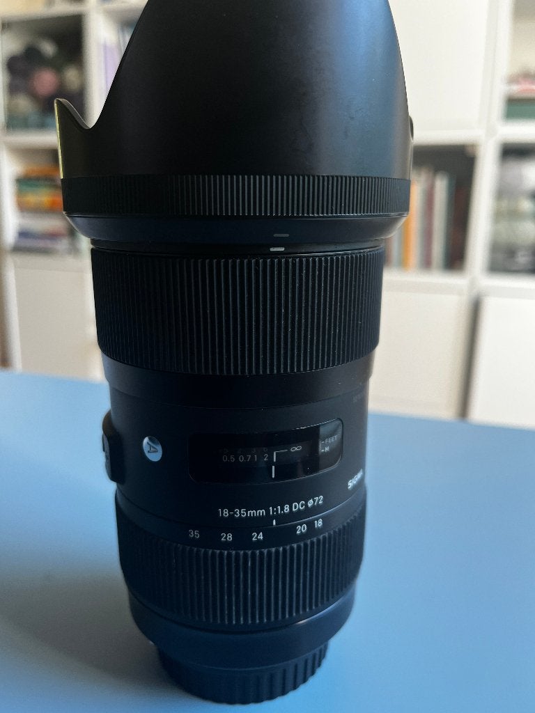 SIGMA - 18-35mm F1.8 DC HSM  - ART (voor Canon), Ophalen, Zo goed als nieuw, Standaardlens, Zoom