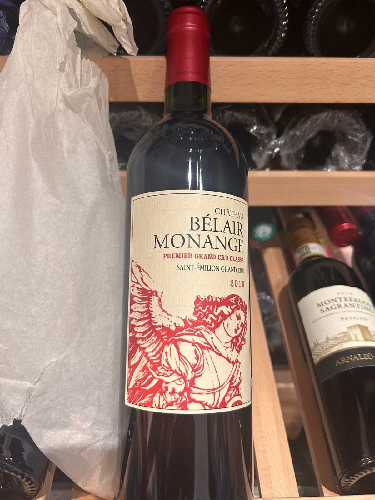Chateau Belair Monange 2016, Verzamelen, Frankrijk, Nieuw, Ophalen of Verzenden, Rode wijn