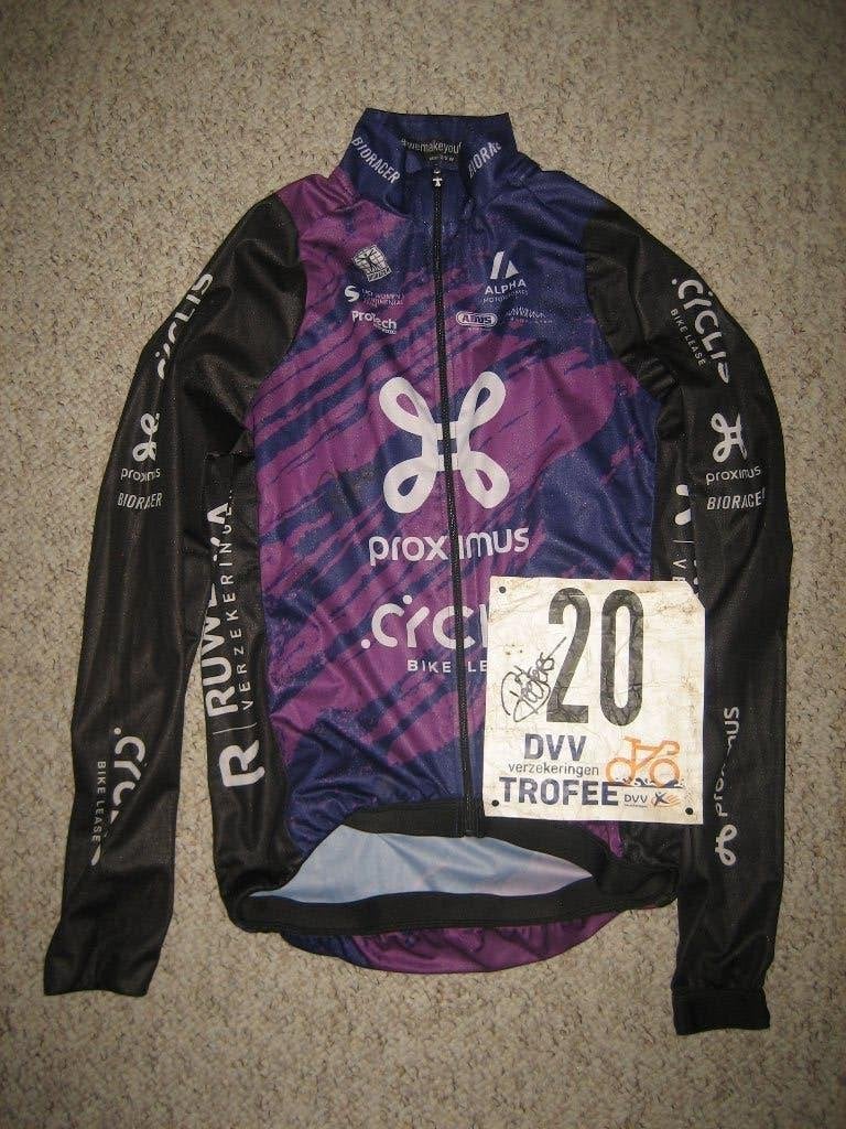 Proximus gesigneerd door Jinse PEETERS wielershirt trui, Fietsen en Brommers, S, Ophalen of Verzenden, Zo goed als nieuw, Dames