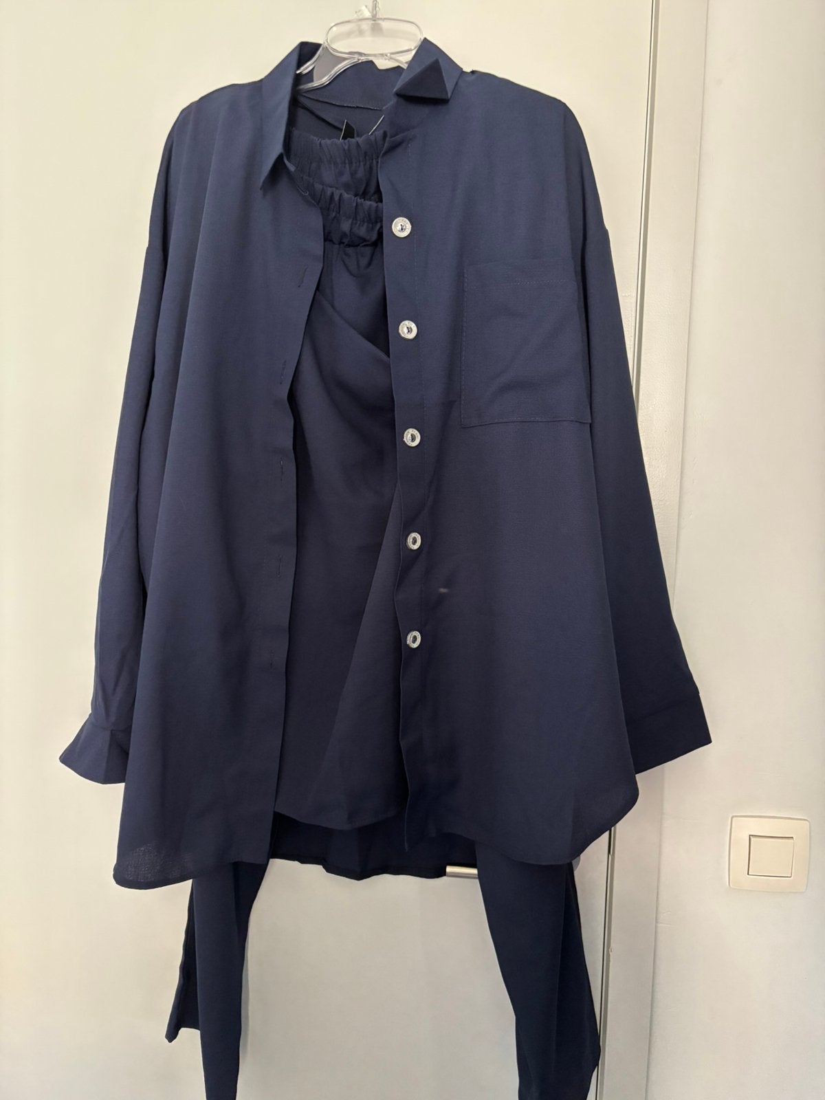 Zomerpak, xl-xxl, blauw, Ophalen of Verzenden, Zo goed als nieuw, Blauw