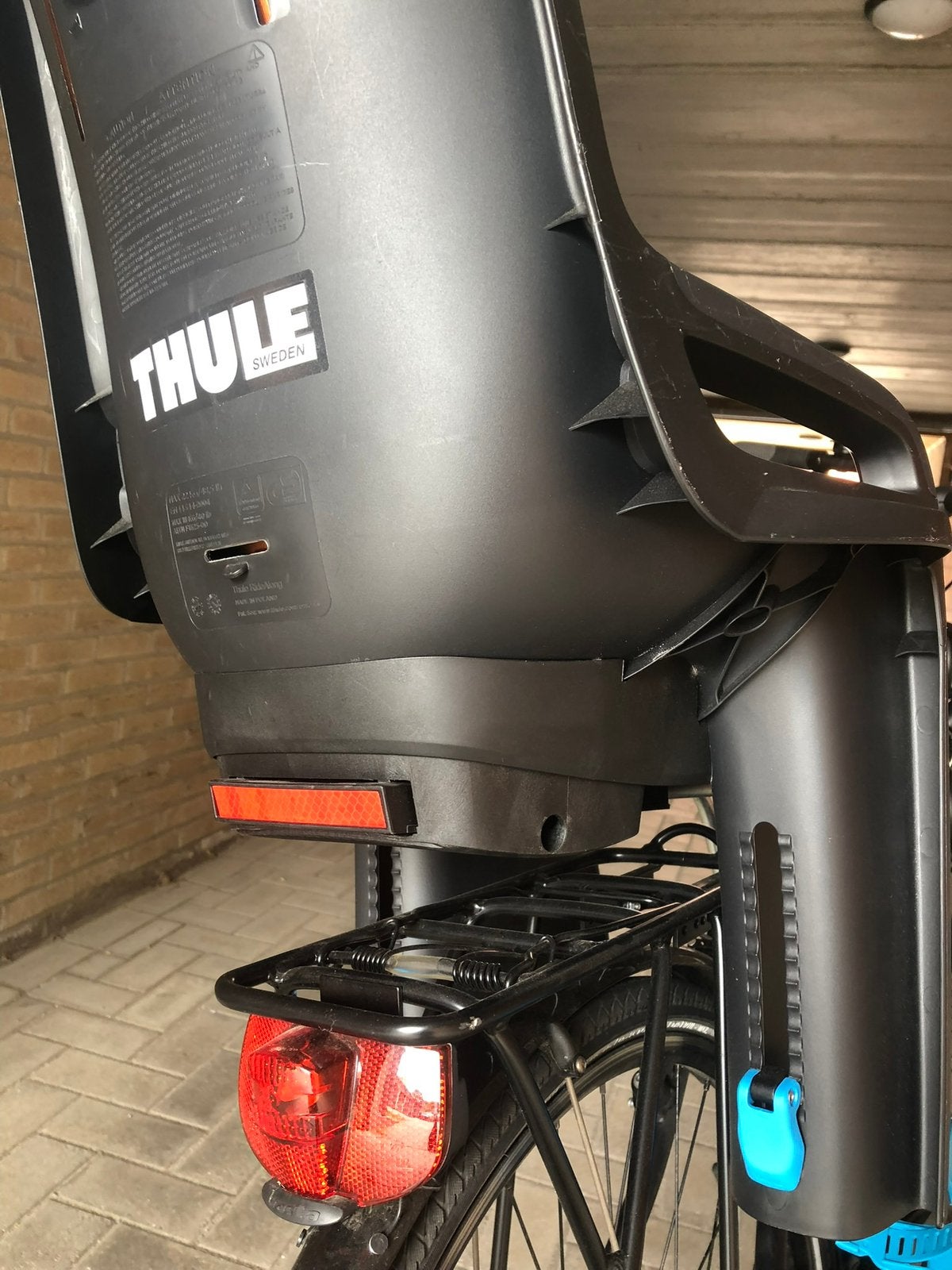 Thule kinderzitje , amper gebruikt, Vélos & Vélomoteurs, Accessoires vélo | Sièges de vélo, Enlèvement, Comme neuf