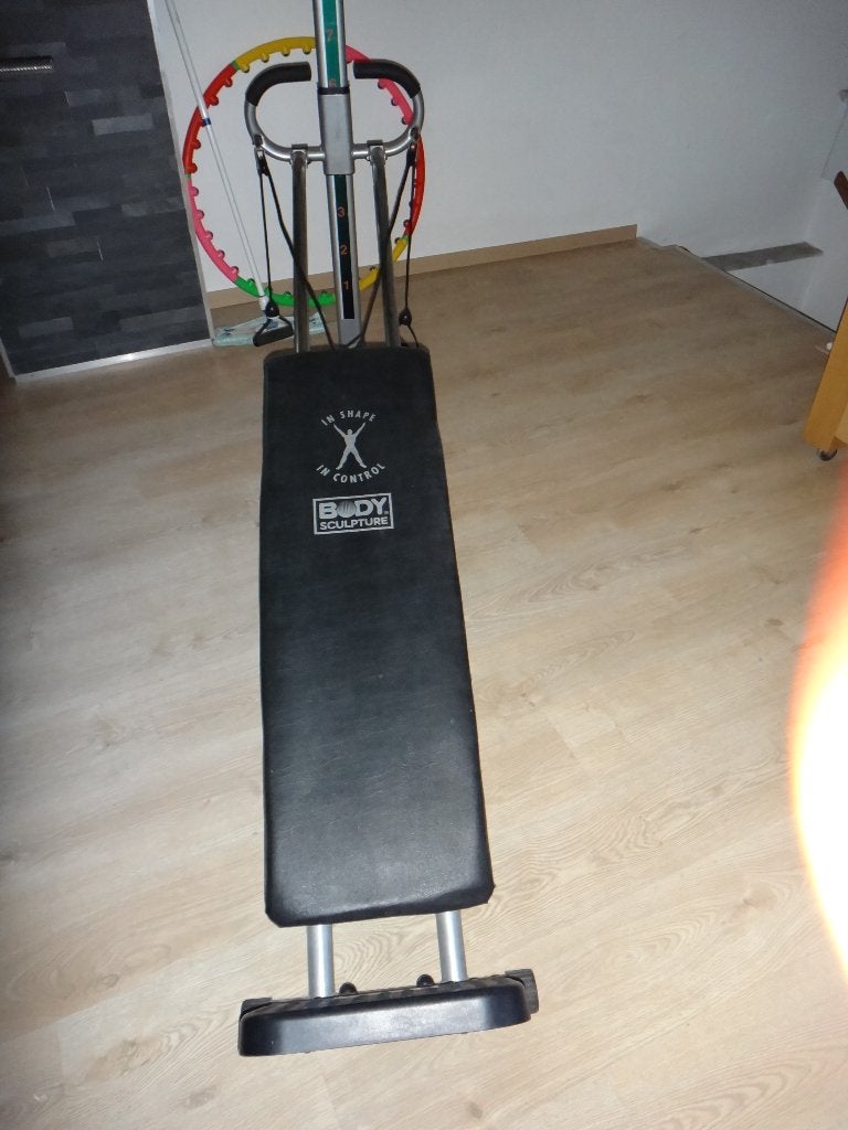 fitness bank, z.g.a.n, Ophalen, Zo goed als nieuw, Benen, Krachtstation